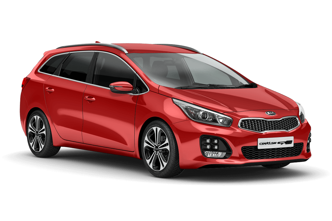 Kia Ceed combi czerwona